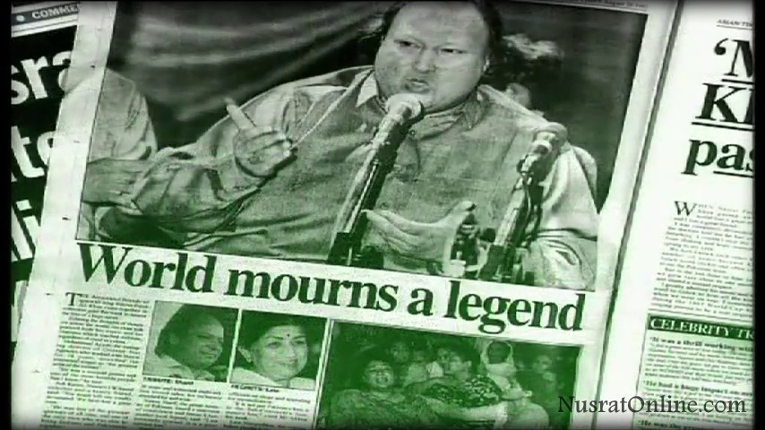 Nusrat Fateh Ali Khan’s Death Report in Newspaper -1