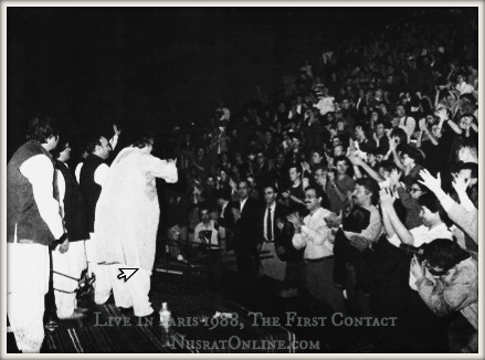 Nusrat Fateh Ali Khan Live In Paris 1988, The First Contact