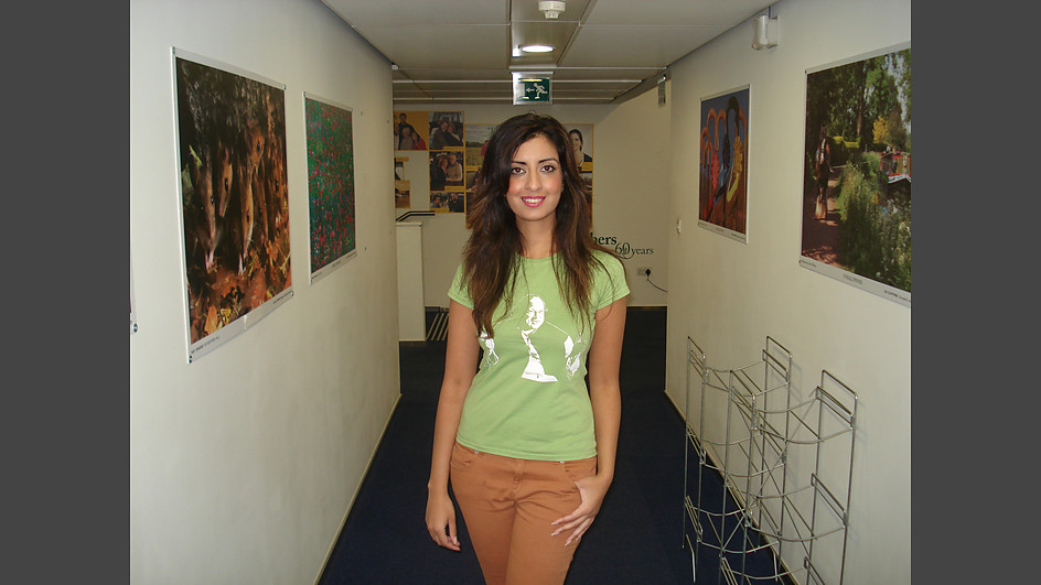 Noreen Khan tributes NFAK and wears a NFAK T Shirt